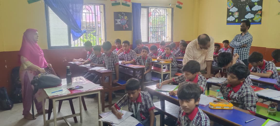 Classroom during examination